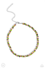Load image into Gallery viewer, Colorfully GLASSY - Purple Choker Necklace