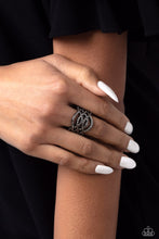 Load image into Gallery viewer, Interlocked Impression - Black (Gunmetal) Ring