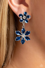 Load image into Gallery viewer, Transparent Talent - Blue Clip-On Earring