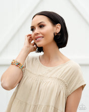 Load image into Gallery viewer, Stacking Stones - Orange (Earthy Infinity Wrap) Bracelet