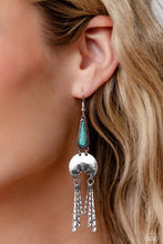Load image into Gallery viewer, Highland Haute - Blue (Turquoise) Earring