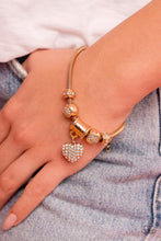 Load image into Gallery viewer, Suitor Sequence - Gold (Heart) Bracelet