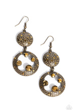 Load image into Gallery viewer, Eastern Entrada - Brass Earring