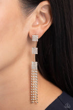Load image into Gallery viewer, Fiercely Free Falling - Gold Post Earring