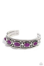 Load image into Gallery viewer, Stony Surprise - Purple Bracelet
