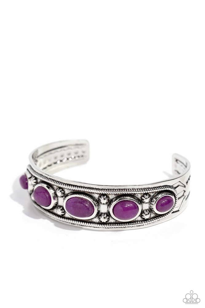 Stony Surprise - Purple Bracelet