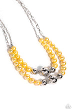Load image into Gallery viewer, Ballroom Balance - Yellow Necklace

