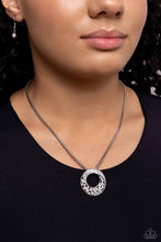 Load image into Gallery viewer, Scintillating Spiral - White (Rhinestone and Pearl) Necklace