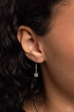 Load image into Gallery viewer, Scintillating Spiral - White (Rhinestone and Pearl) Necklace
