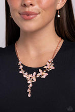 Load image into Gallery viewer, Vibrant Valley - Copper (Opalescent Peachy) Necklace