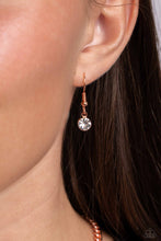 Load image into Gallery viewer, Vibrant Valley - Copper (Opalescent Peachy) Necklace