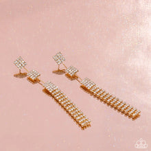 Load image into Gallery viewer, Fiercely Free Falling - Gold Post Earring