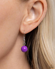 Load image into Gallery viewer, Bauble Bonanza - Purple Necklace