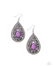 Load image into Gallery viewer, Cloud Nine Couture - Purple Earring