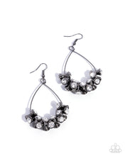Load image into Gallery viewer, Courageous Chandelier - Black (Gunmetal) earring