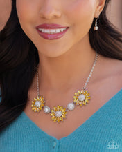 Load image into Gallery viewer, Vulnerable Vacation - Yellow (Gem Petal) Necklace