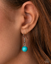 Load image into Gallery viewer, Steady Stones - Blue (Turquoise Stone Bead) Necklace