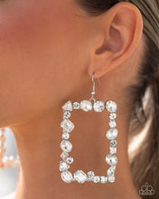Load image into Gallery viewer, Wishful Wardrobe - White (Gem) Earring