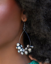 Load image into Gallery viewer, Courageous Chandelier - Black (Gunmetal) earring
