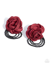 Load image into Gallery viewer, Dramatic Dame - Red (Petal) earring