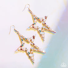Load image into Gallery viewer, Variegated Value - Multi (Star Silhouette) Earring (LOP-0724)