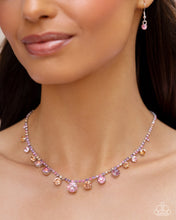 Load image into Gallery viewer, Colorful Countess - Pink (Rhinestone) Necklace