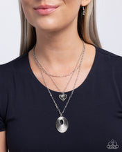 Load image into Gallery viewer, Sunburst Stage - Silver (Heart) Necklace