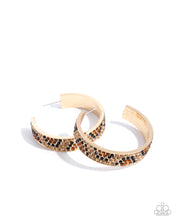 Load image into Gallery viewer, Cheetah Clique - Gold Earring (LOP-0125)