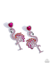 Load image into Gallery viewer, Flamingo Freestyle - Pink Earring (LOP-0125)
