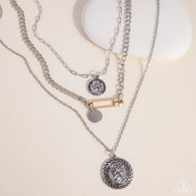 Load image into Gallery viewer, Sunset Safety - Silver Necklace