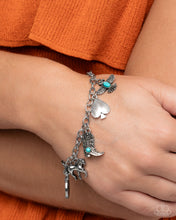 Load image into Gallery viewer, Complete Look - Blue (Turquoise) Set: Cowboy Coincidence - Blue Necklace and Cowboy Chance - Blue Bracelet (BB-BL-HS)