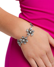 Load image into Gallery viewer, Complete Look - White Floral Set: Floral Fate - White Necklace and Floral Fluke - White Bracelet (BB-WT-HQ)