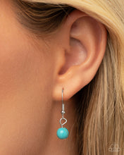 Load image into Gallery viewer, Complete Look - Blue (Turquoise) Set: Cowboy Coincidence - Blue Necklace and Cowboy Chance - Blue Bracelet (BB-BL-HS)