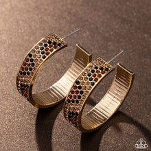 Load image into Gallery viewer, Cheetah Clique - Gold Earring (LOP-0125)