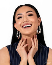 Load image into Gallery viewer, Gravity Generosity - Silver Hoop Earring (LOP-0325)