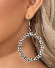 Load image into Gallery viewer, Breathtaking Beacon - White (Rhinestone) Earring (LOP-0425)