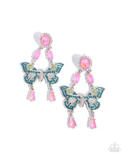Load image into Gallery viewer, Fluttering Finish - Multi (Butterfly) Post Earring