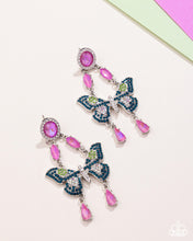 Load image into Gallery viewer, Fluttering Finish - Multi (Butterfly) Post Earring