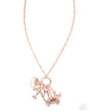 Load image into Gallery viewer, World Tour - Rose Gold (Lanyard) Necklace
