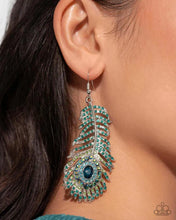 Load image into Gallery viewer, Prized Peacock - Green Earring (LOP-0825)
