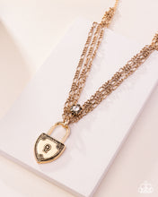 Load image into Gallery viewer, LOCK Show - Gold (Padlock) Necklace
