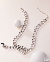 Load image into Gallery viewer, Bold Buckle - Silver Necklace