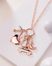 Load image into Gallery viewer, World Tour - Rose Gold (Lanyard) Necklace