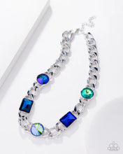 Load image into Gallery viewer, Groundbreaking Glitter - Green (Choker) Necklace (LOP-1125)