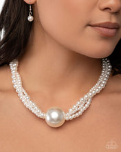 Load image into Gallery viewer, Polished Professional - White (Pearl) Necklace (LOP-1225)