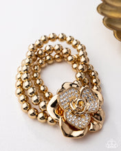 Load image into Gallery viewer, Blooming Background - Gold Bracelet (LOP-1225)