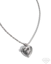 Load image into Gallery viewer, Forever Near - Silver (Heart Locket) Necklace
