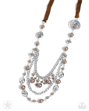 Load image into Gallery viewer, All The Trimmings - Brown Necklace