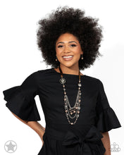 Load image into Gallery viewer, All The Trimmings - Brown Necklace