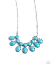 Load image into Gallery viewer, Environmental Impact - Blue (Turquoise) Necklace
